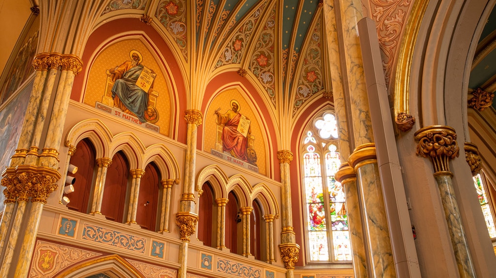 Cathedral of Saint John the Baptist showing a church or cathedral, interior views and heritage elements