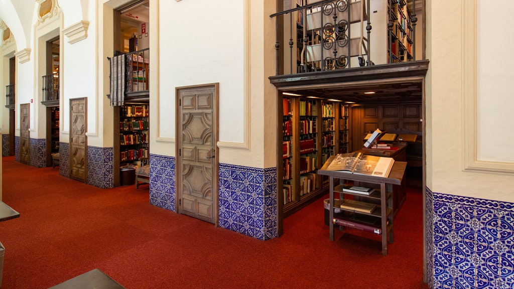 Library of Congress showing an administrative buidling and interior views