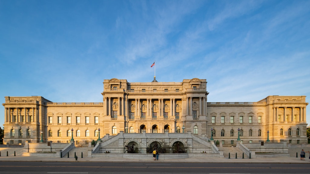 Library of Congress featuring an administrative buidling and heritage architecture