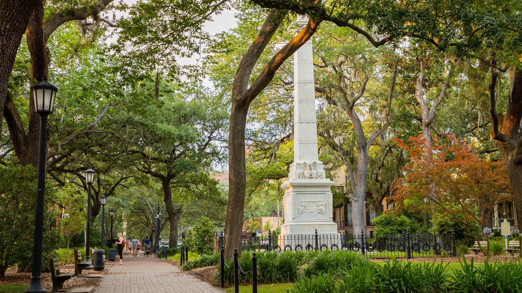 Monterey Square which includes a park