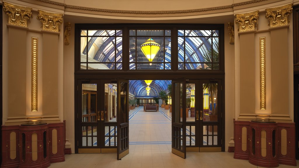 Winter Gardens showing interior views