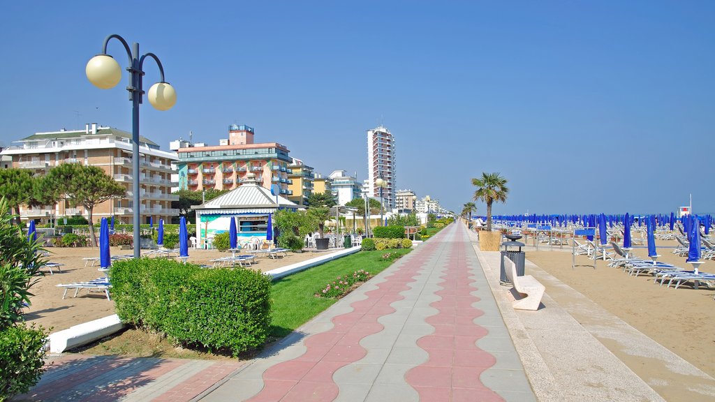 Venetian Riviera showing a coastal town