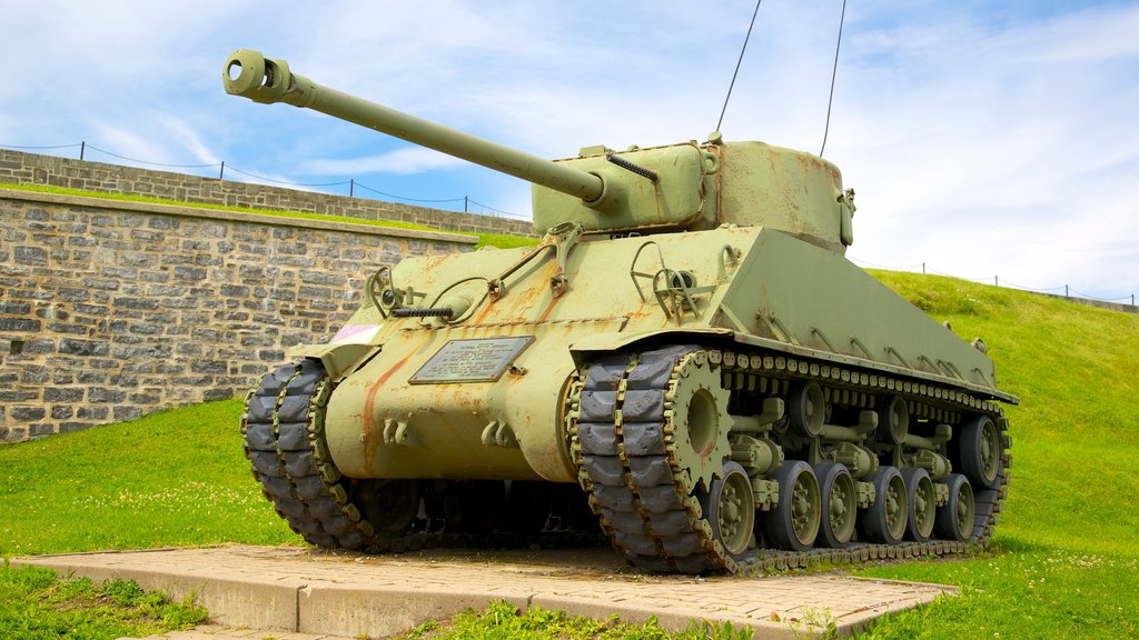 Citadelle of Quebec featuring military items