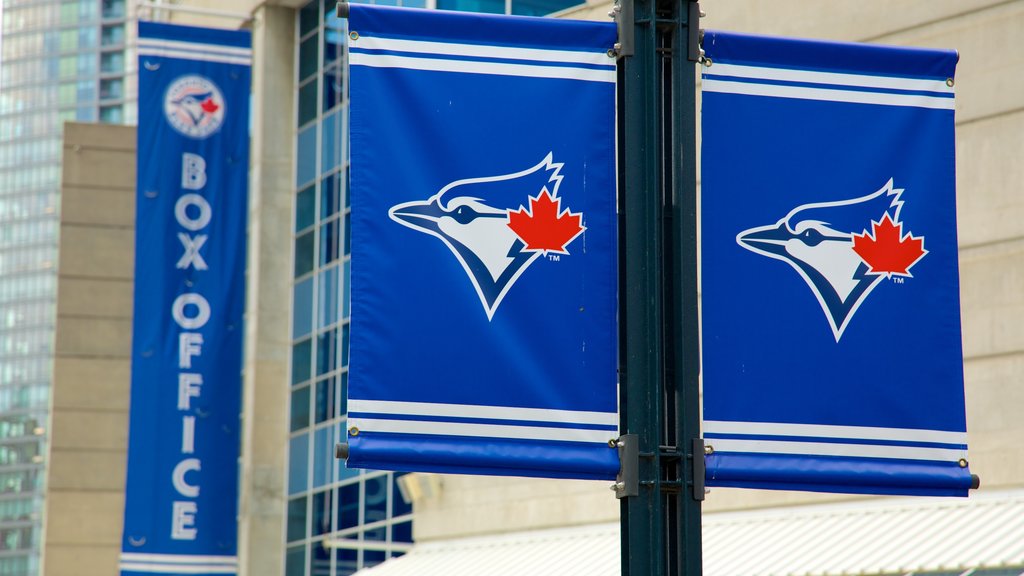 Rogers Centre featuring signage