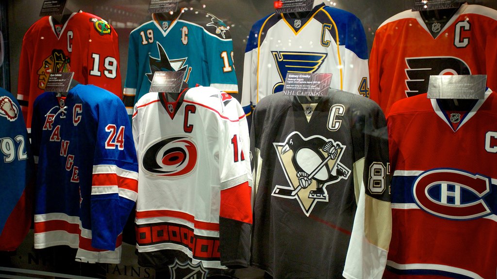 Hockey Hall of Fame toont interieur