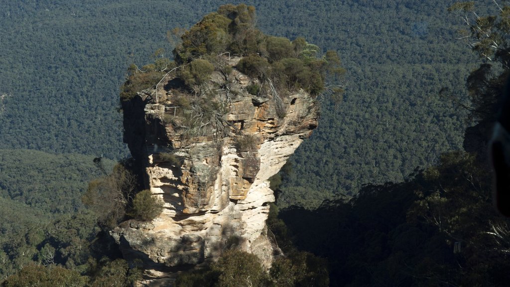 Blue Mountains which includes tranquil scenes, landscape views and mountains