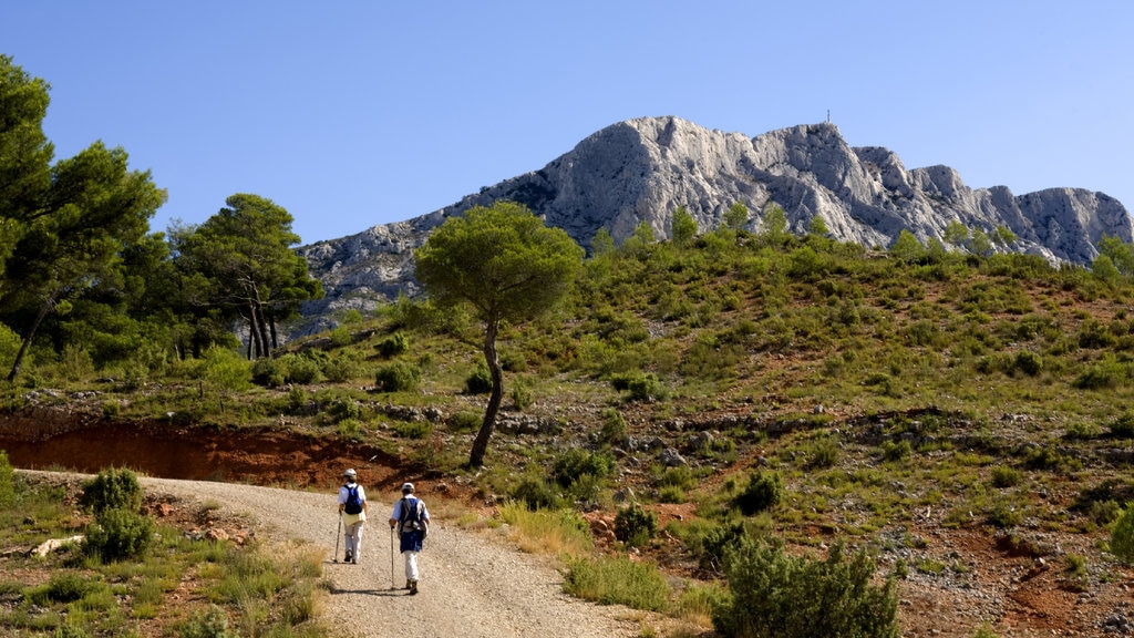 Aix-en-Provence mostrando cenas tranquilas, paisagem e escalada ou caminhada