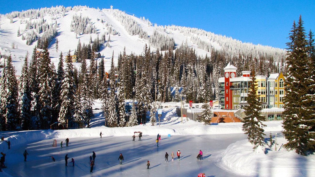 Silver Star Mountain Resort showing landscape views, snow skiing and snow