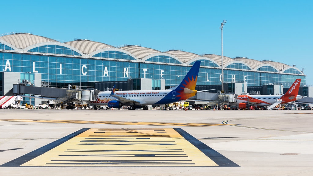 Spain featuring an airport and aircraft