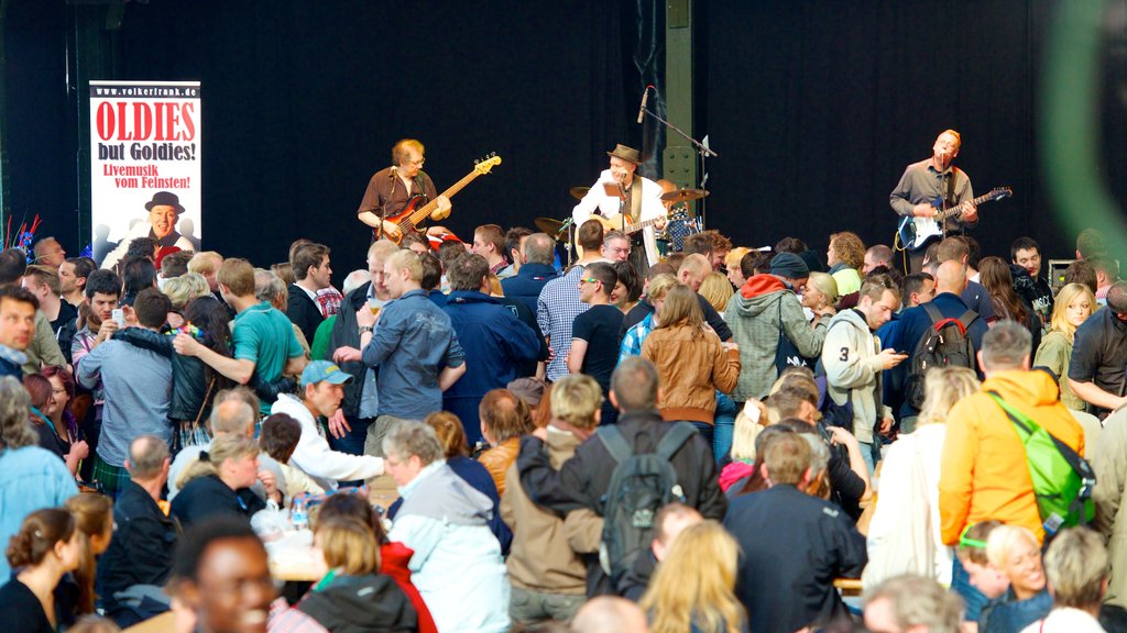 Fish Market featuring markets, music and performance art