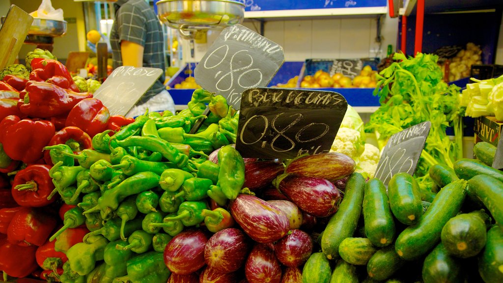 Mercado Central que inclui mercados e comida