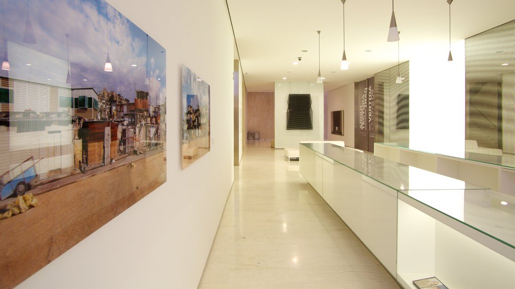 Alicante Museum of Contemporary Art featuring interior views and art