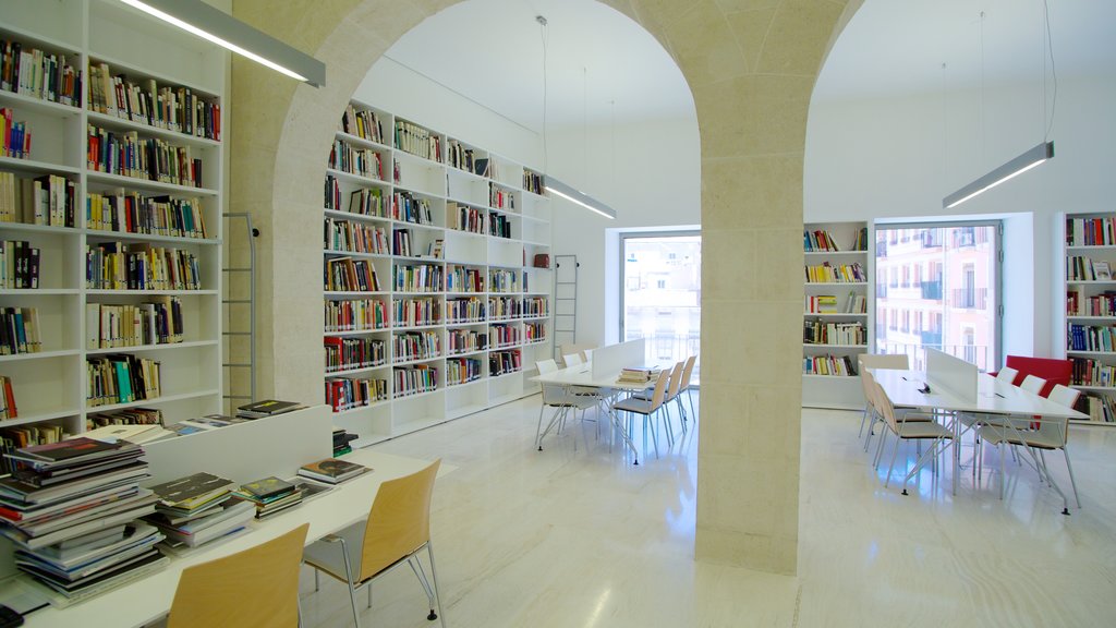 Alicante Museum of Contemporary Art showing interior views