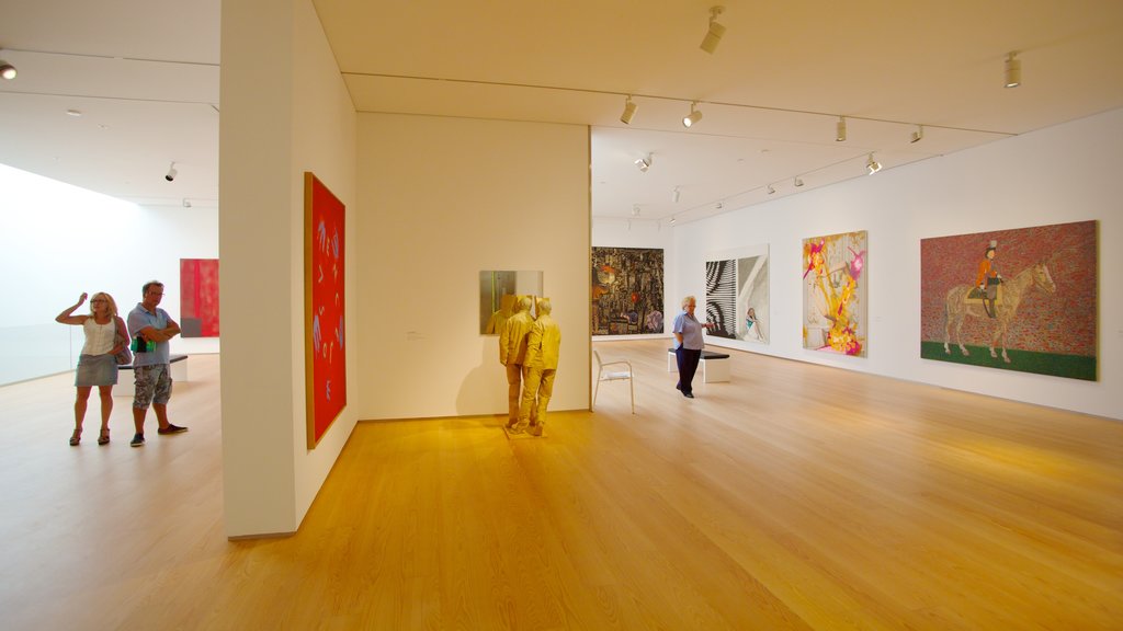 Museo de Arte Contemporáneo de Alicante toont interieur en kunst