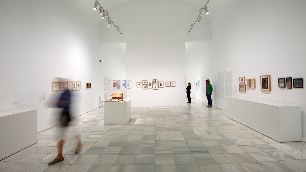 Reina Sofia Museum showing interior views