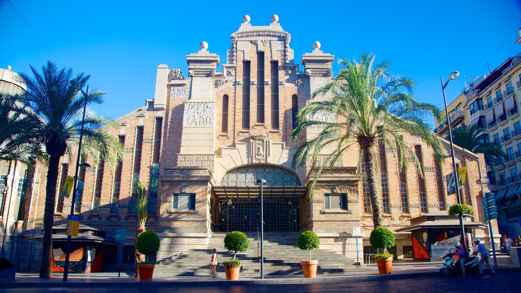 Mercado Central mostrando una ciudad y mercados