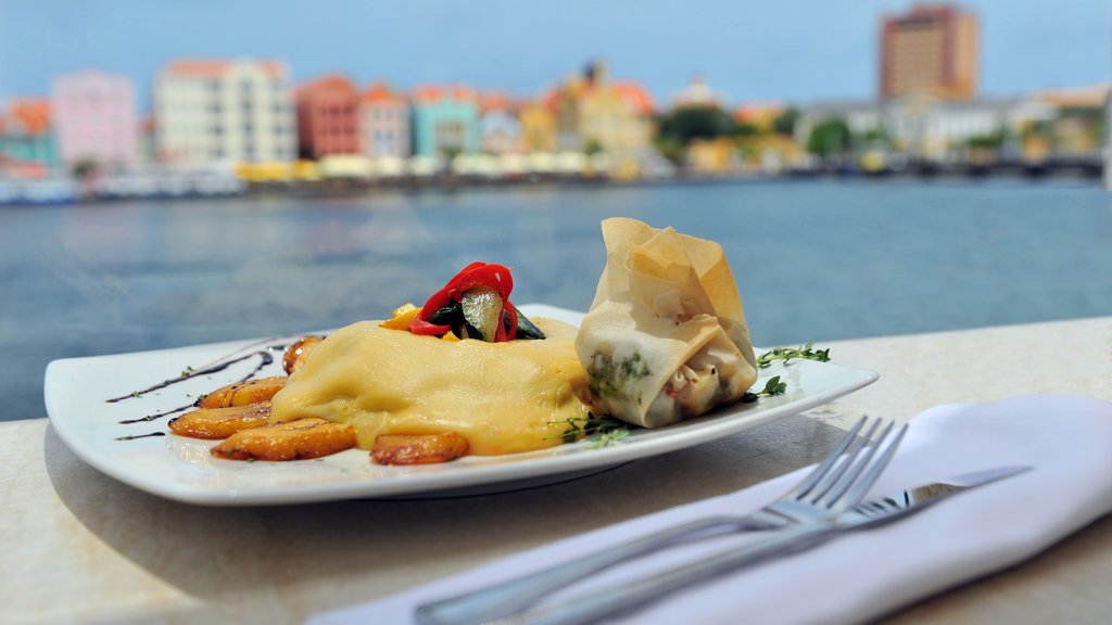 Willemstad caracterizando comida