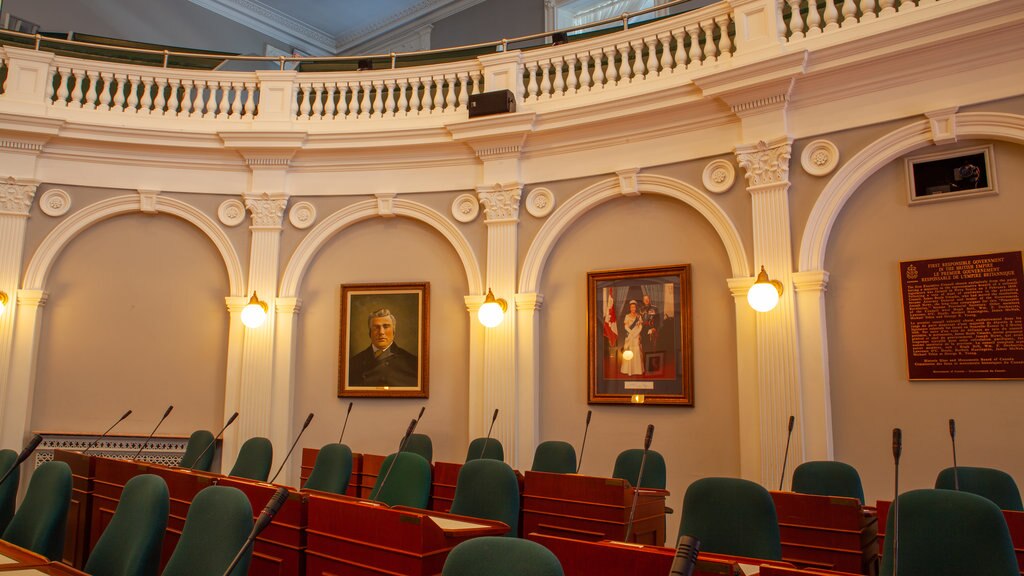 Province House which includes an administrative building and interior views