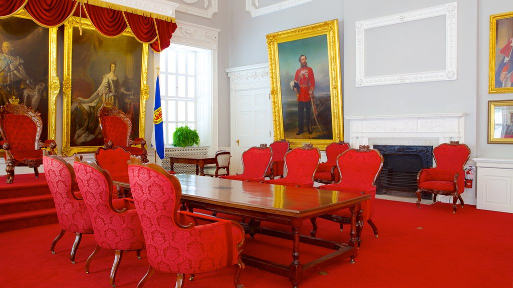 Province House menunjukkan pemandangan interior dan gedung pemerintahan