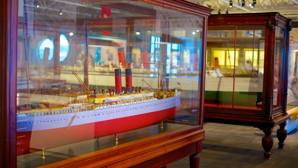 Maritime Museum of the Atlantic showing interior views