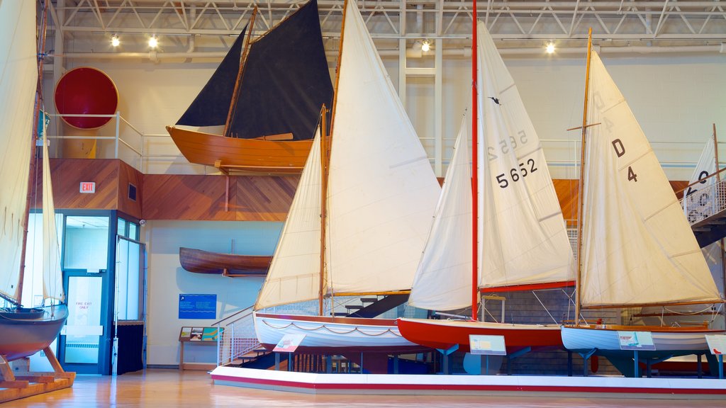 Maritime Museum of the Atlantic featuring interior views