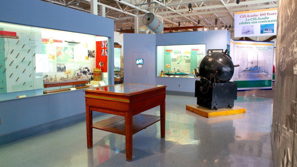 Maritime Museum of the Atlantic showing interior views