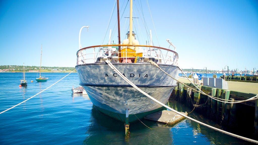 Maritime Museum of the Atlantic showing a marina