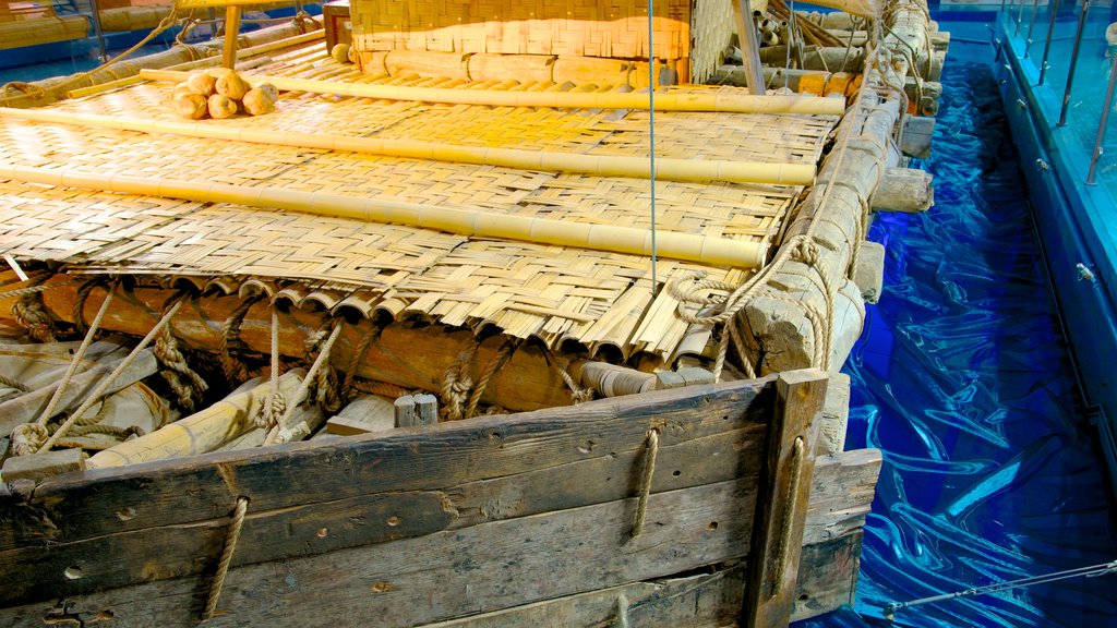 Kon Tiki Museum showing interior views