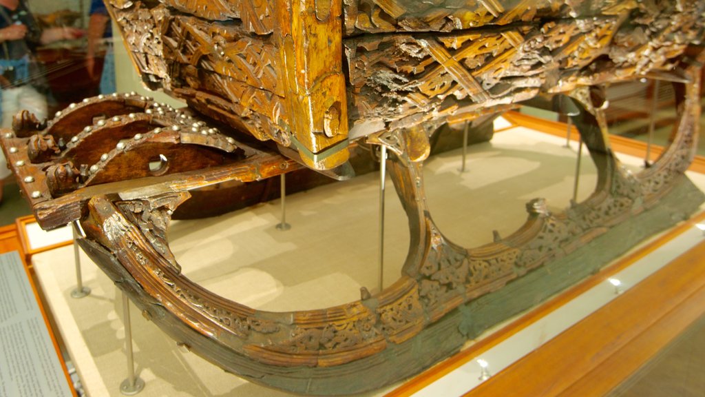 Viking Ship Museum showing interior views