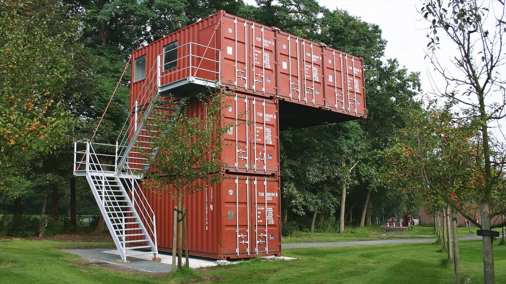 Middelheim Museum showing modern architecture