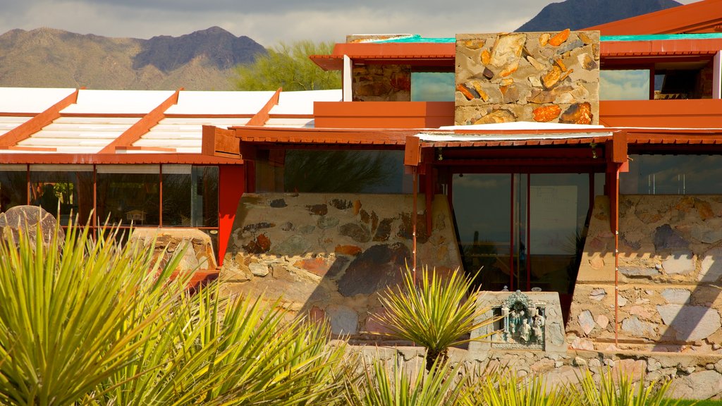 Taliesin West featuring a house