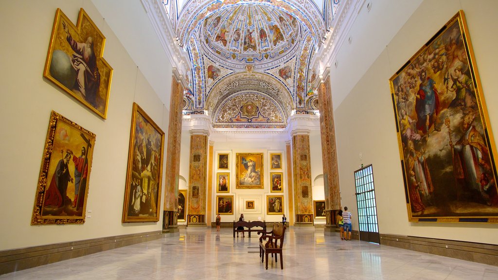 Museum of Fine Arts which includes art and interior views