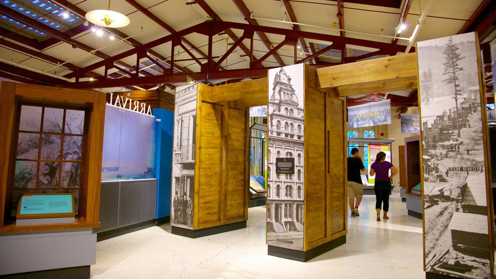 Ellis Island showing interior views