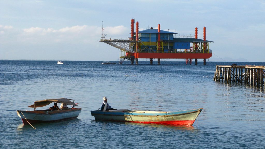 Malaysia featuring general coastal views and boating