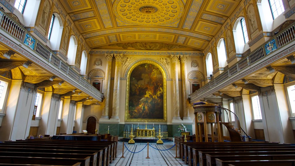 Londen bevat historische architectuur en interieur