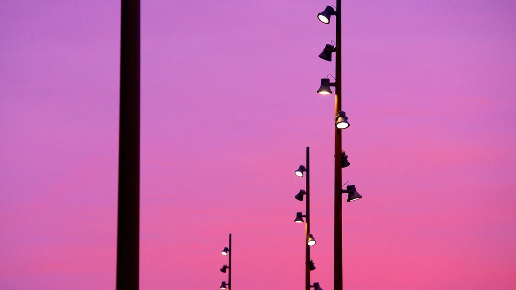 Aalborg som viser en solnedgang