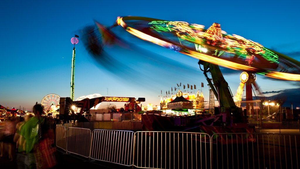 Fargo featuring night scenes and rides