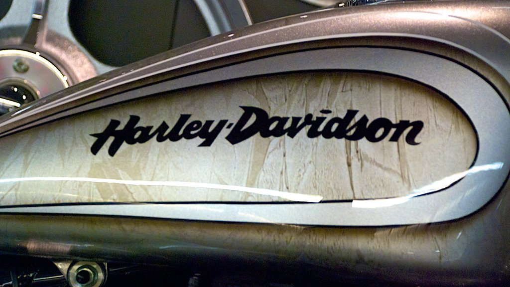 Harley-Davidson Museum which includes signage