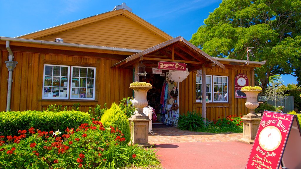 Mount Tamborine montrant shopping et signalisation