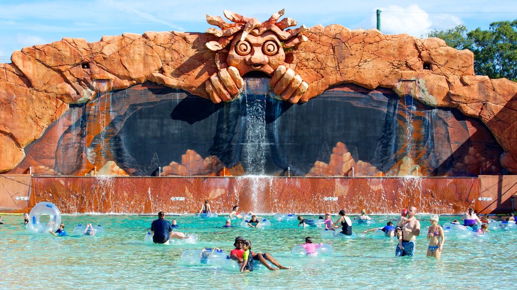 WhiteWater World which includes a water park and a pool