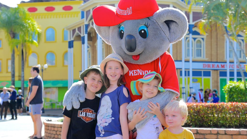 Dreamworld which includes rides as well as children