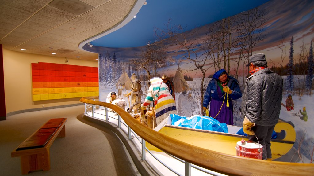 Royal Saskatchewan Museum featuring interior views