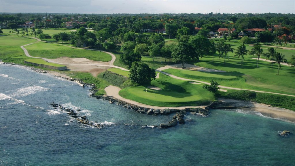 Puerto deportivo de Casa de Campo mostrando vistas generales de la costa y escenas tropicales