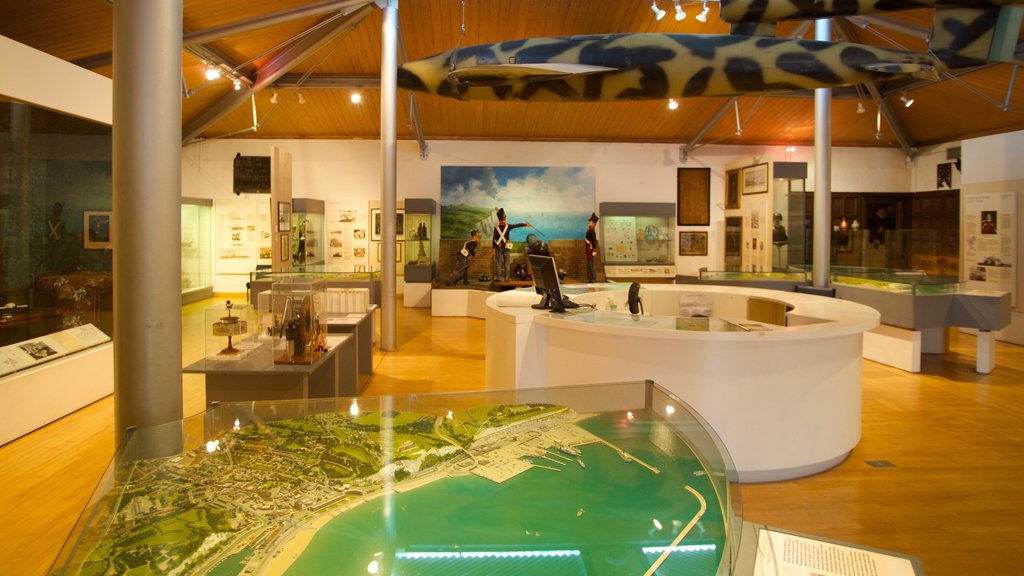 Dover Museum showing interior views