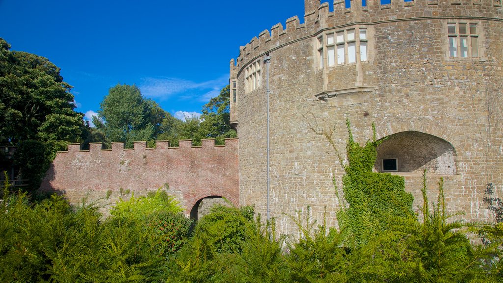 Walmer Castle and Gardens showing a castle