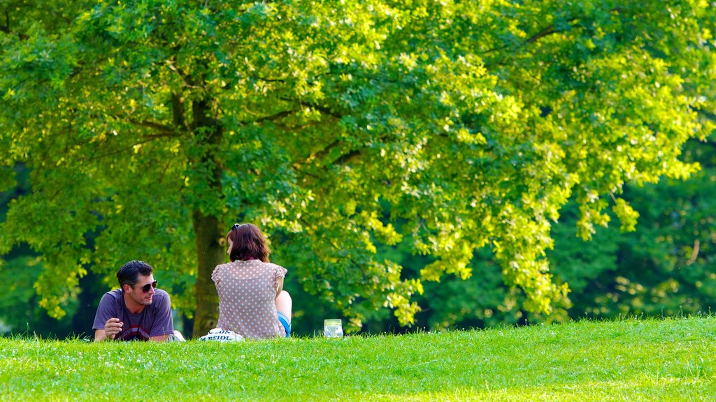 Englischer Garten bevat picknicken en een tuin en ook een stel