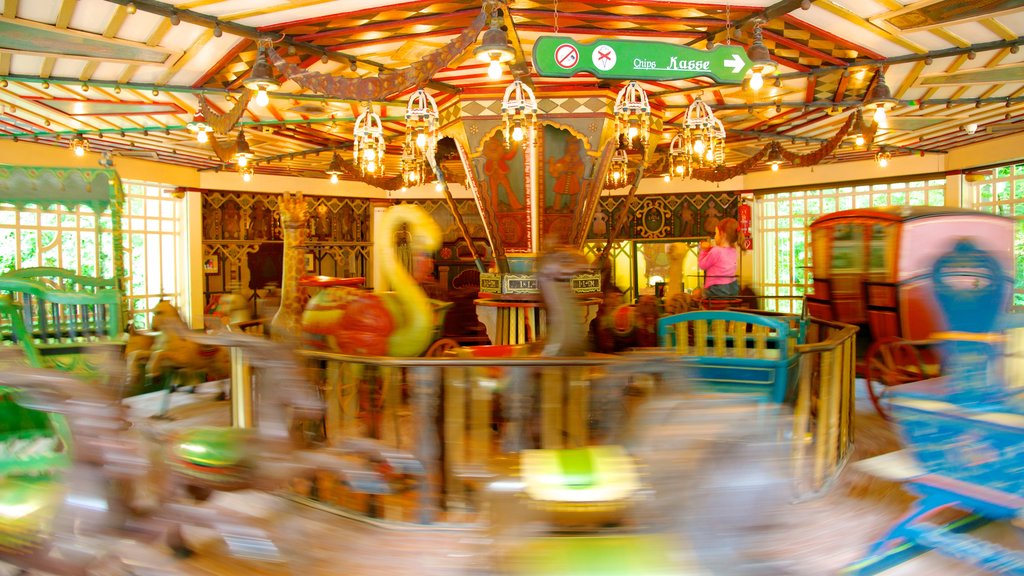 English Garden which includes rides and interior views