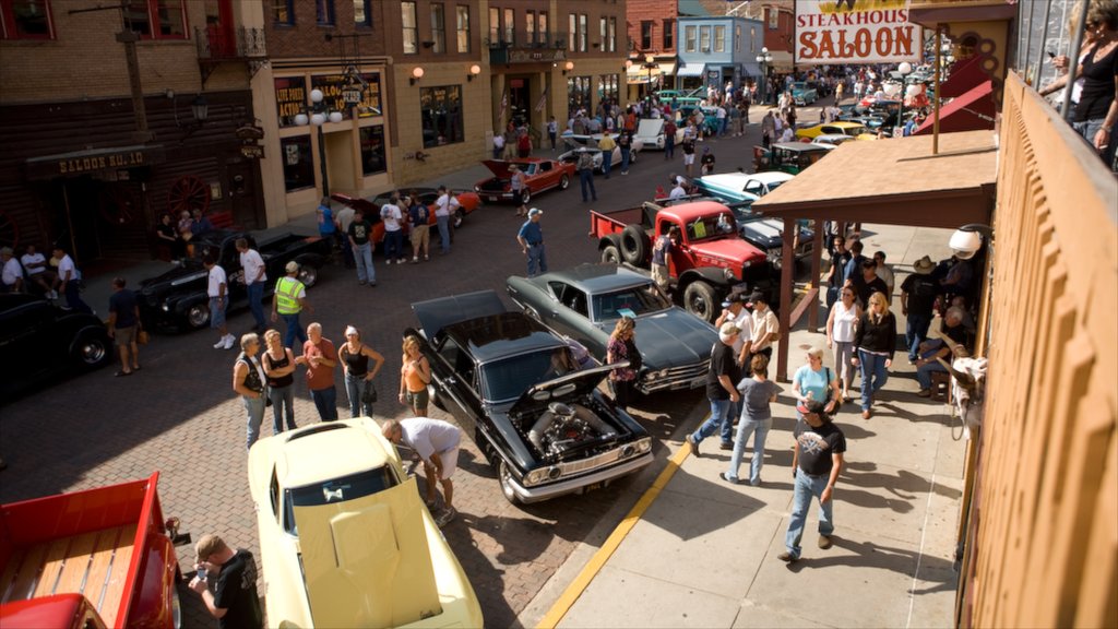 Deadwood which includes street scenes and a city as well as a large group of people