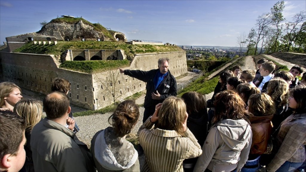 Fort Sint Pieter bevat een stad, straten en een kasteel