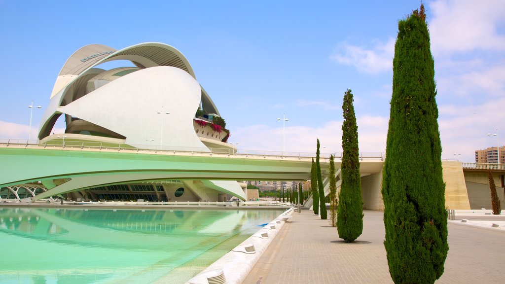 City of Arts and Sciences which includes modern architecture